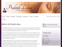 Tablet Screenshot of lilaea.nl
